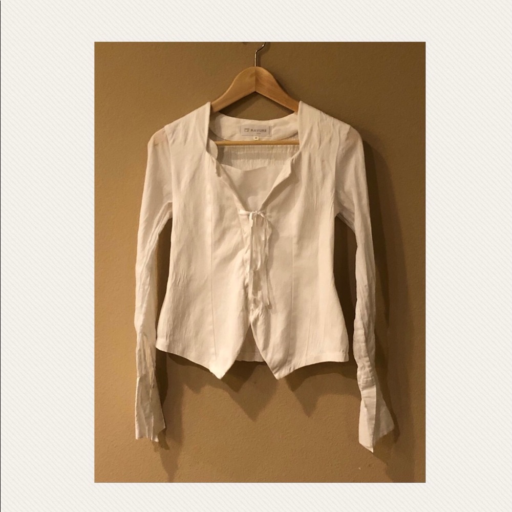 COPY - RAYURE Paris white top sz 40